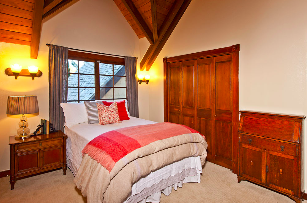 Beach House Treatment Malibu indigo ranch house bedroom.
